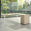 NOVA Winkelkombination | Mit Standcontainer, Winkel rechts, 1800 x 1630 mm, Ahorn - 1 Thumbnail Image