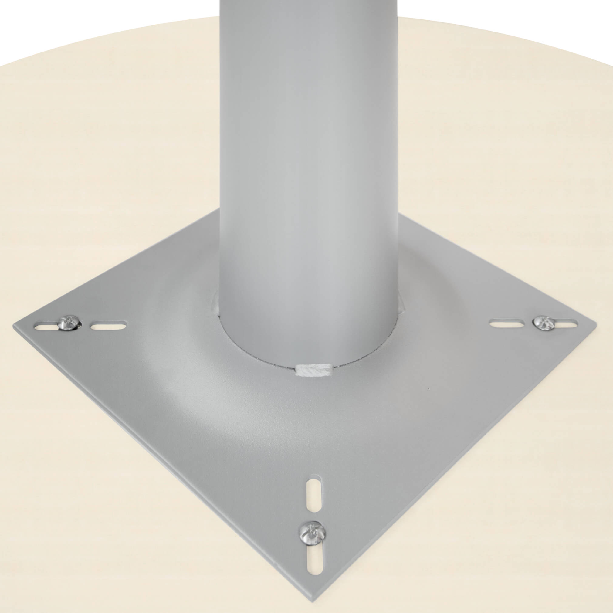 OPTIMA meeting table | Round, silver frame, Ø 800 mm, maple - 7 Main Image