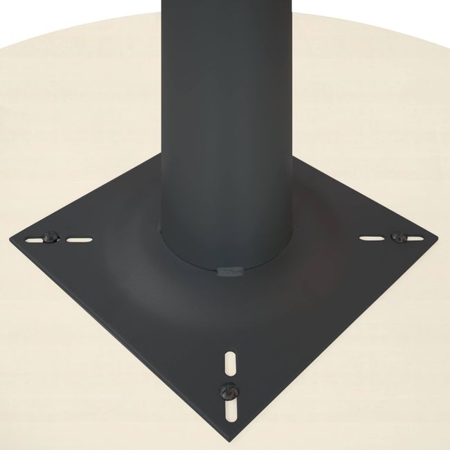 OPTIMA Besprechungstisch | Rund, Gestell Anthrazit, Ø 800 mm, Ahorn