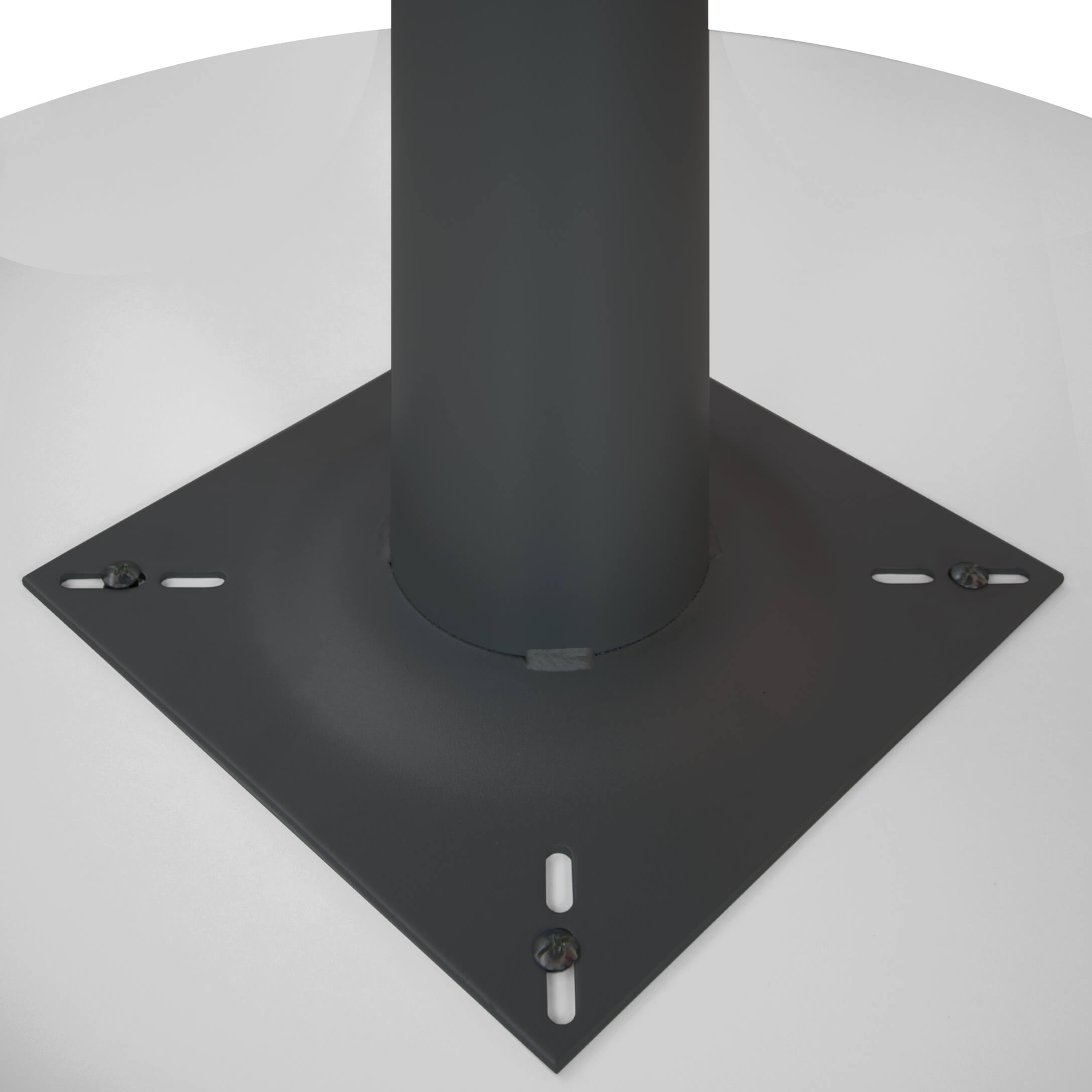 OPTIMA Besprechungstisch | Rund, Gestell Anthrazit, Ø 800 mm, Perlgrau - 7 Main Image