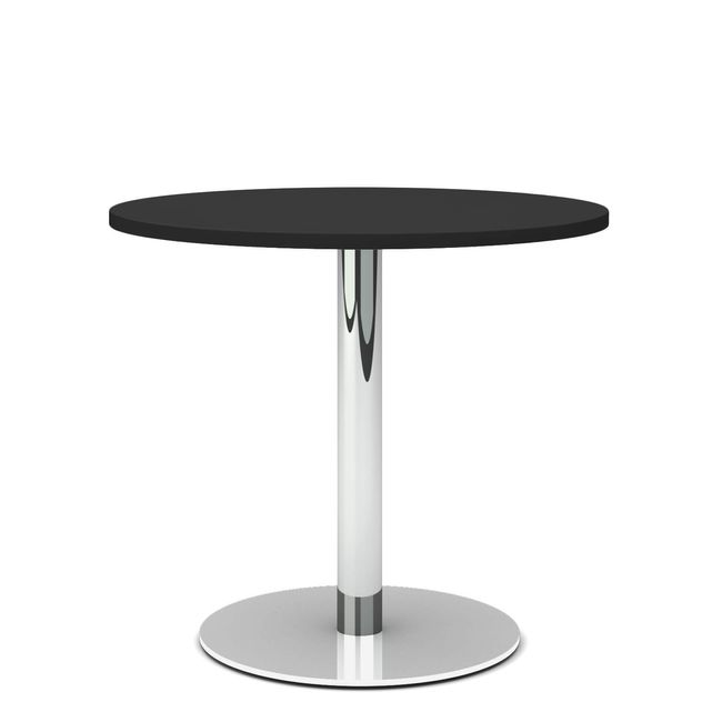 OPTIMA Besprechungstisch | Rund, Gestell Chrom, Ø 800 mm, Anthrazit OPTIMA Besprechungstisch | Rund, Gestell Chrom, Ø 800 mm, Anthrazit