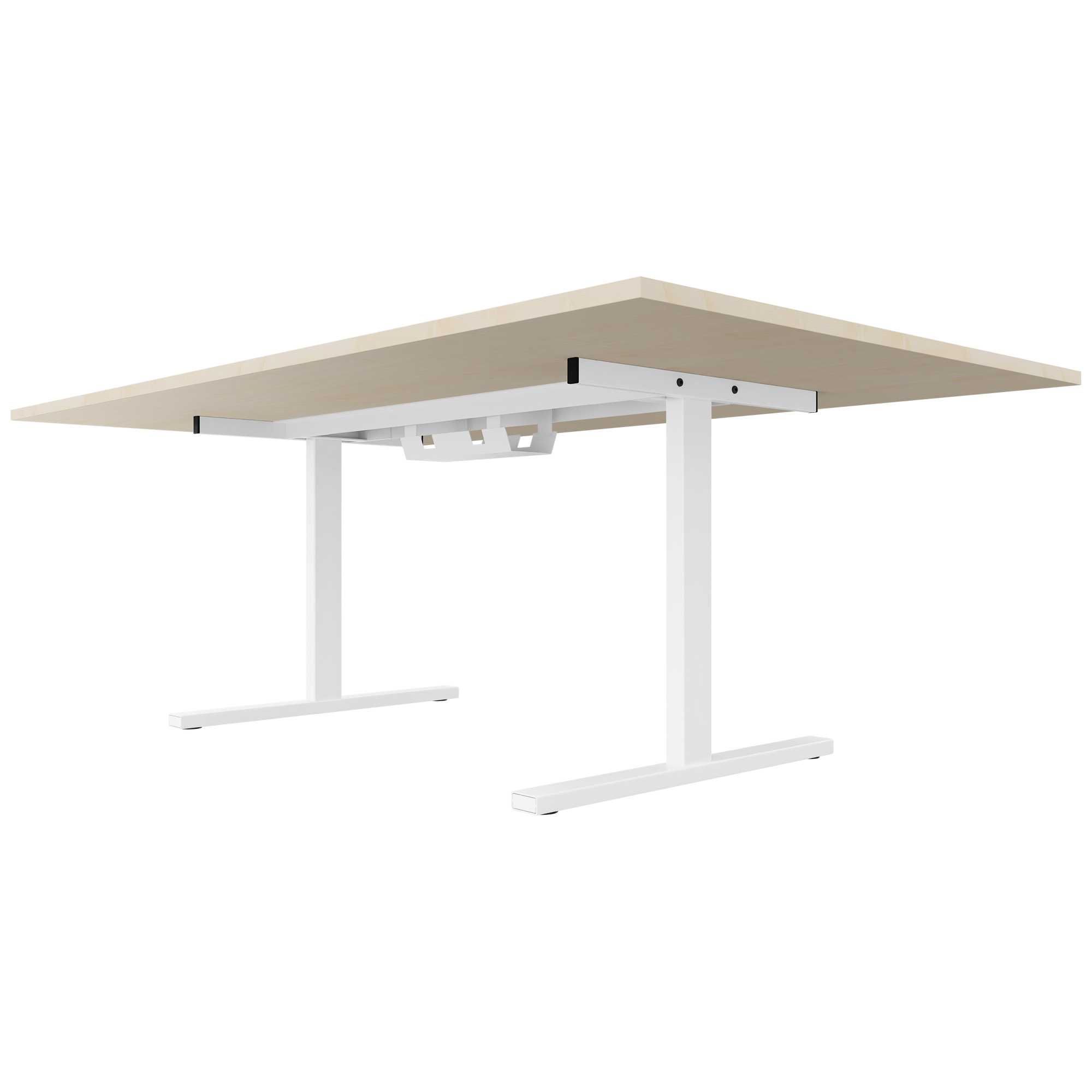 T-EASY Konferenztisch | 2000 x 1200 mm (8 - 10 Personen), elektrifiziert, Ahorn - 4 Main Image