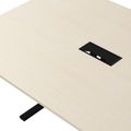 T-EASY Konferenztisch | 2000 x 1200 mm (8 - 10 Personen), elektrifiziert, Ahorn