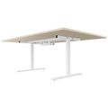 T-EASY Konferenztisch | 2000 x 1200 mm (8 - 10 Personen), elektrifiziert, Ahorn - 4 Thumbnail Image
