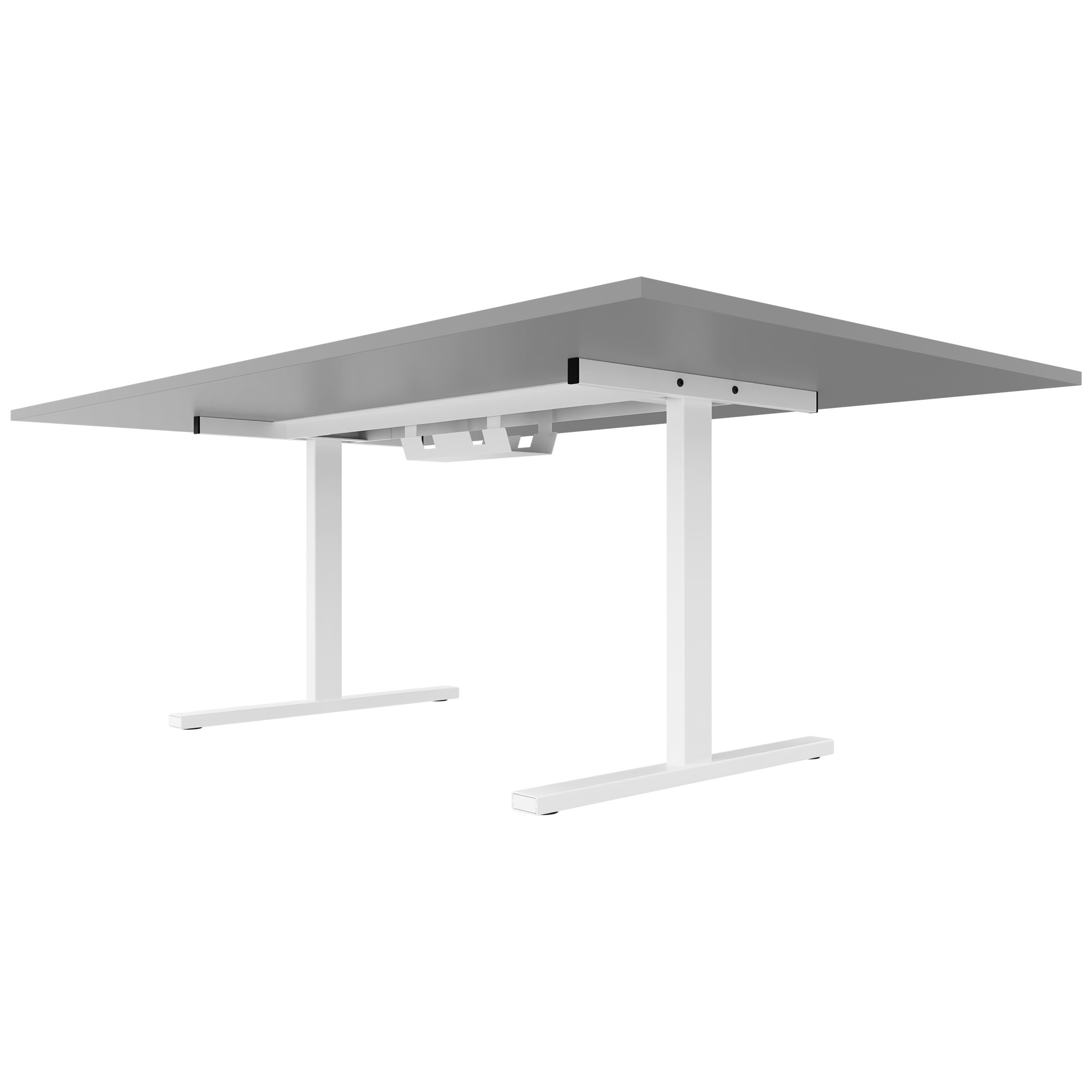 T-EASY Tableau de conférence | 2400 x 1200 mm (10 - 12 personnes), électrifié, gris perlé - 3 Main Image