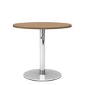 OPTIMA Tabella delle riunioni | Round, Frame Chrome, Ø 800 mm, quercia ambra - 2 Thumbnail Image