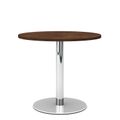OPTIMA Tabella delle riunioni | Round, Frame Chrome, Ø 800 mm, noce - 2 Thumbnail Image