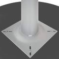 OPTIMA Besprechungstisch | Rund, Gestell Silber, Ø 1000 mm, Anthrazit - 7 Thumbnail Image