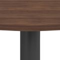 OPTIMA Tabella delle riunioni | Round, cornice antracite, Ø 1200 mm, noce - 6 Thumbnail Image