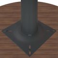 OPTIMA Tabella delle riunioni | Round, cornice antracite, Ø 1200 mm, noce - 7 Thumbnail Image