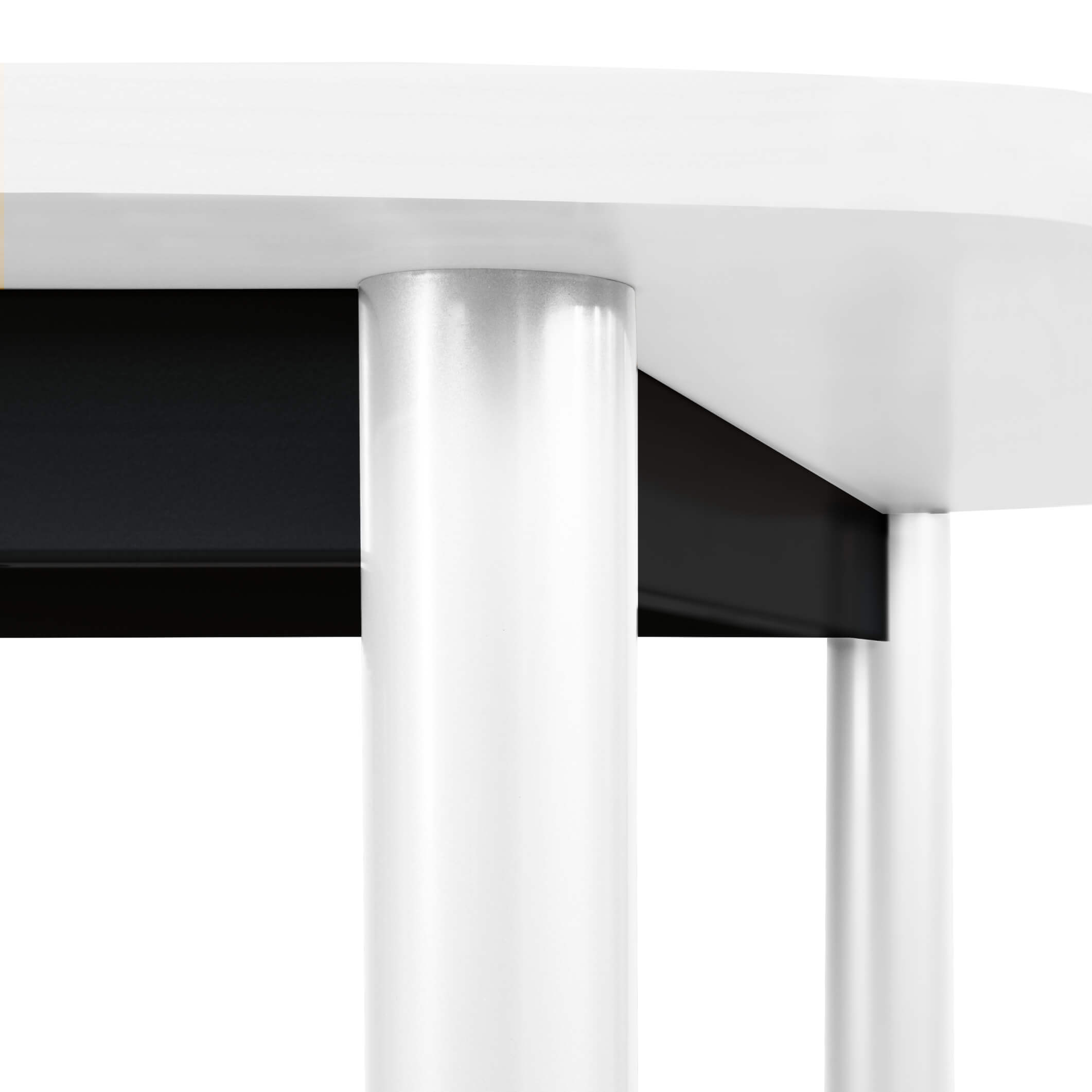 OPTIMA Conference table | Oval, 2000 x 1000 mm, white - 3 Main Image