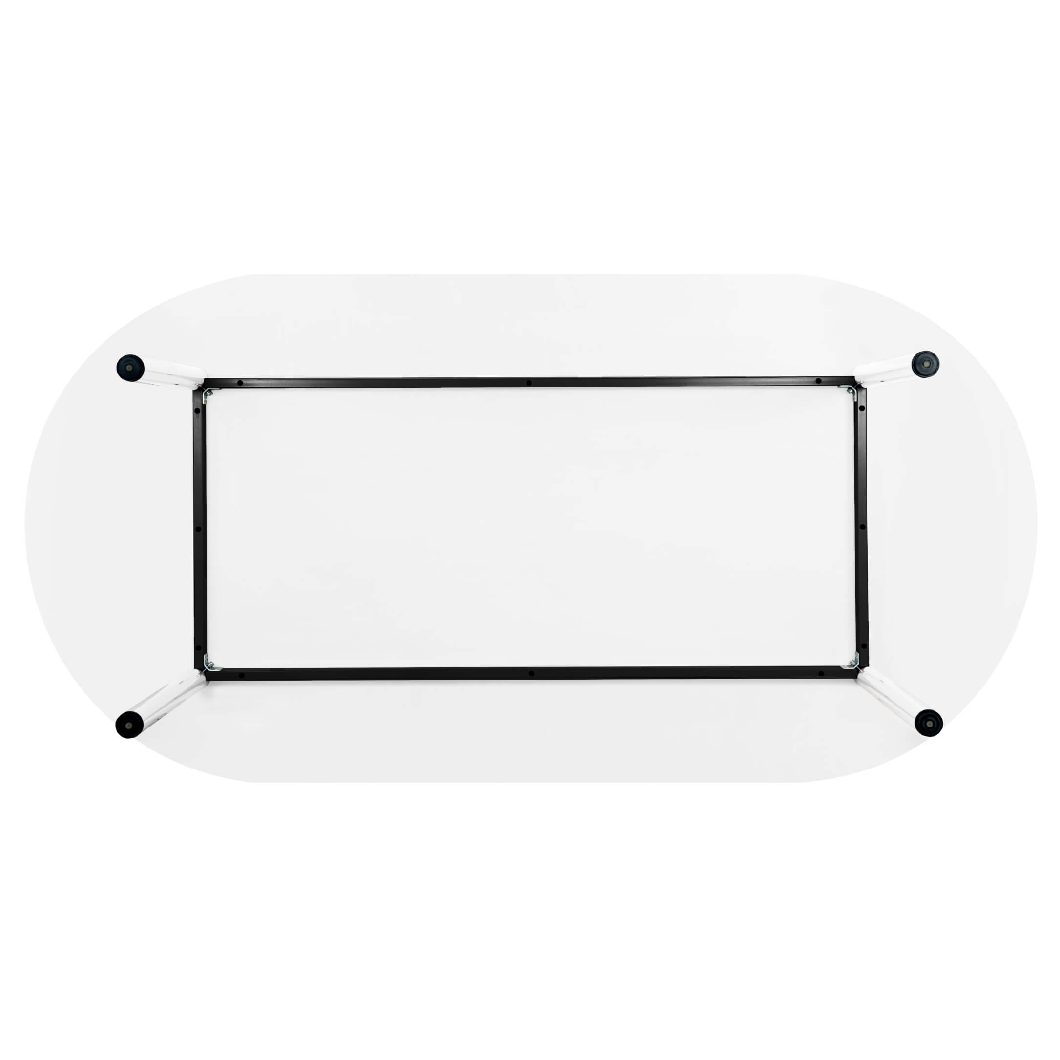 OPTIMA Conference table | Oval, 2000 x 1000 mm, white - 1 Main Image