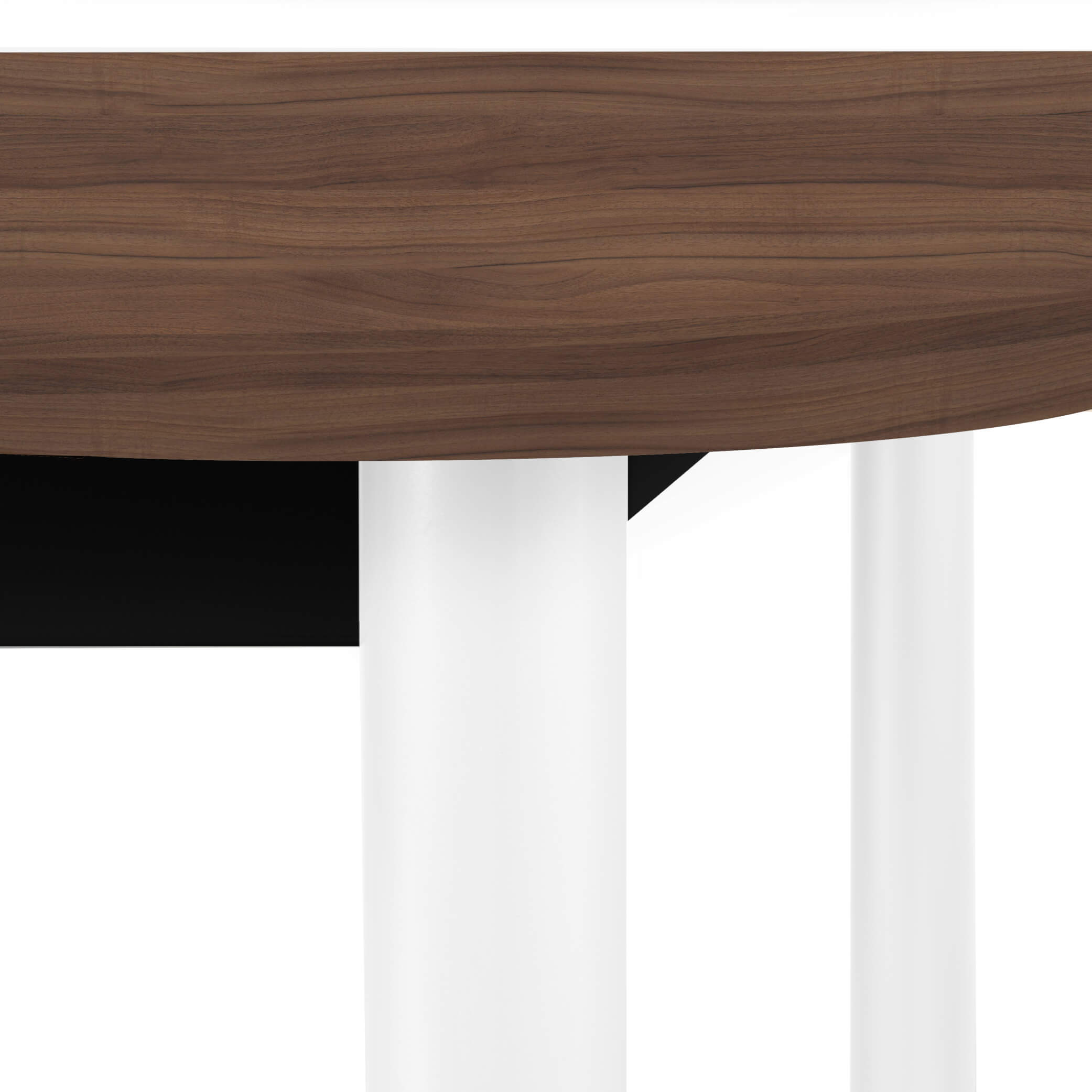 OPTIMA conference table | Oval, 2000 x 1000 mm, walnut - 3 Main Image