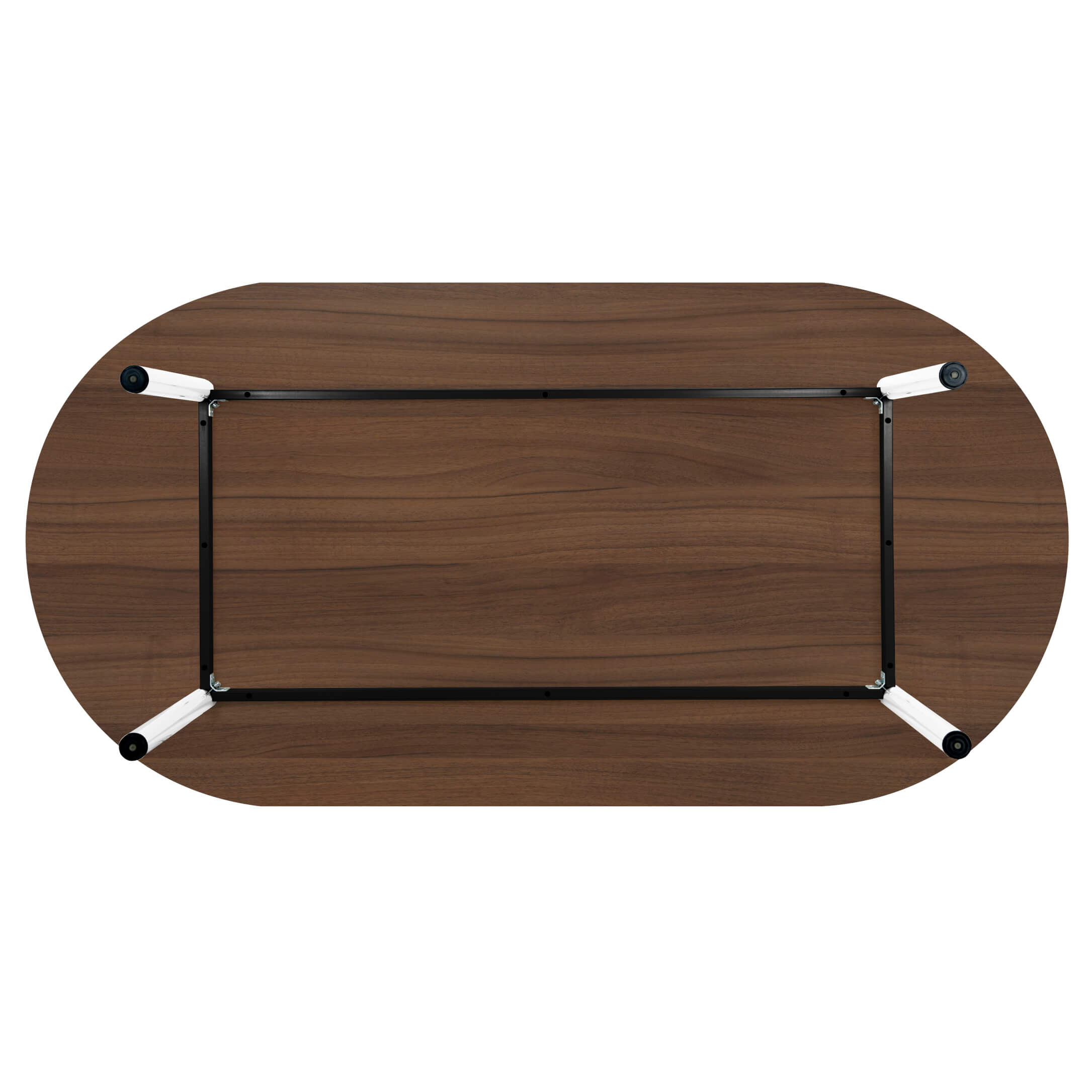 OPTIMA conference table | Oval, 2000 x 1000 mm, walnut - 2 Main Image