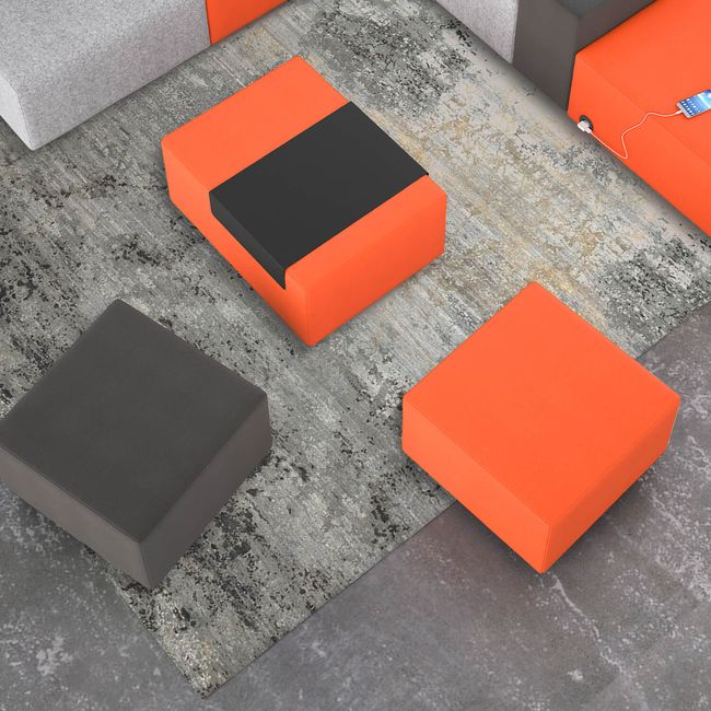 JAZZ Pouf / Sitzhocker | 800 x 600 mm, Bezugsstoffe LUCIA / VELITO / SYNERGY JAZZ Pouf / Sitzhocker | 800 x 600 mm, Bezugsstoffe LUCIA / VELITO / SYNERGY