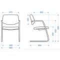 GAMA cantilever chair | Red - 10 Thumbnail Image