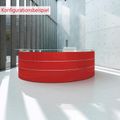 eMel - GRANADA reception desk | Round, 2387 x 1168 mm - 6 Thumbnail Image