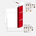 eMel - GRANADA reception desk | Round, 2387 x 1168 mm - 5 Thumbnail Image