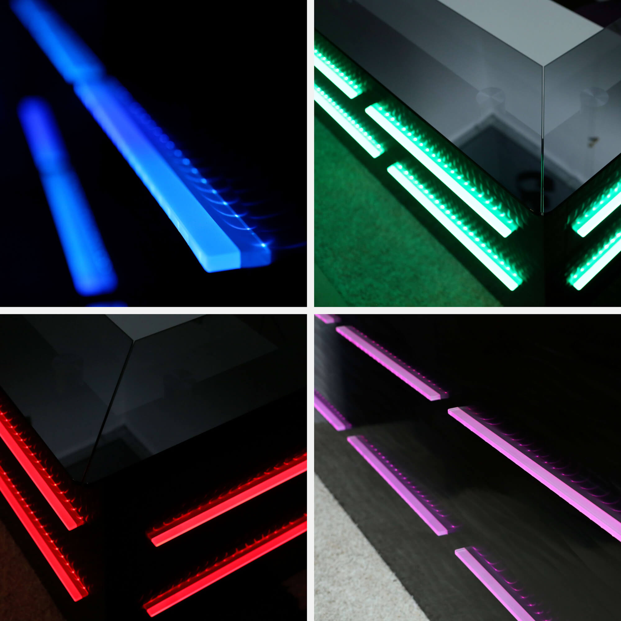 Emel - Murcia Reception Counter | Éclairage LED, 1600 x 890 mm - 8 Main Image
