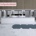 Emel - Murcia Reception Counter | Éclairage LED, 1600 x 890 mm - 10 Thumbnail Image