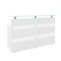 Emel - Murcia Reception Counter | Éclairage LED, 1600 x 890 mm - 1 Thumbnail Image