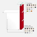 Emel - Murcia Reception Counter | Éclairage LED, 1600 x 890 mm - 5 Thumbnail Image
