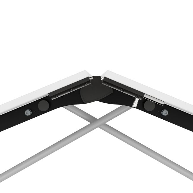 MARA - TIMMY LIBRO Konferenztisch | 3200 x 1200 mm (10 - 14 Personen), rollbar, faltbar, Weiß