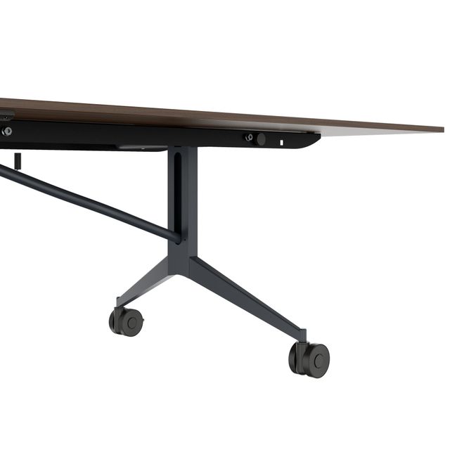 MARA - TIMMY LIBRO Konferenztisch | 3200 x 1200 mm (10 - 14 Personen), rollbar, faltbar, Nussbaum