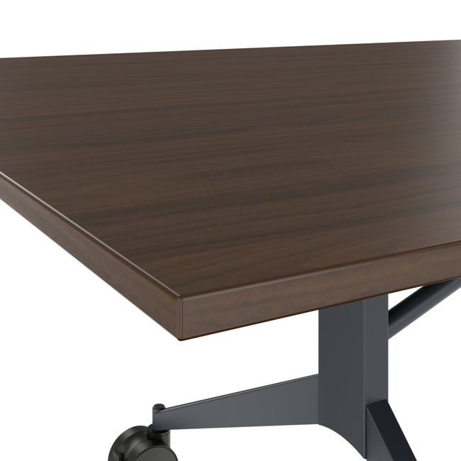 MARA - TIMMY LIBRO Konferenztisch | 3200 x 1200 mm (10 - 14 Personen), rollbar, faltbar, Nussbaum