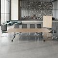 MARA - TIMMY LIBRO Konferenztisch | 3200 x 1200 mm (10 - 14 Personen), rollbar, faltbar, Bernsteineiche MARA - TIMMY LIBRO Konferenztisch | 3200 x 1200 mm (10 - 14 Personen), rollbar, faltbar, Bernsteineiche