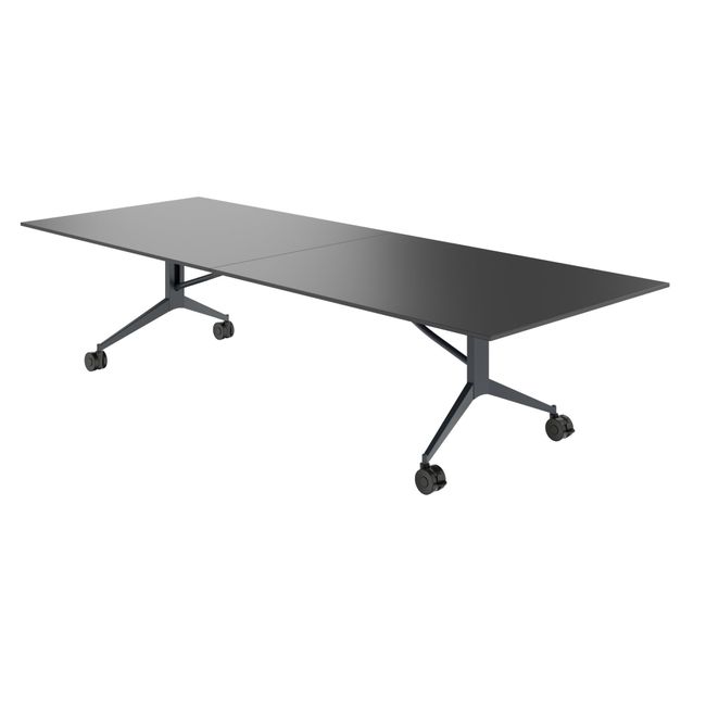 MARA - TIMMY LIBRO Konferenztisch | 3200 x 1200 mm (10 - 14 Personen), rollbar, faltbar, Anthrazit MARA - TIMMY LIBRO Konferenztisch | 3200 x 1200 mm (10 - 14 Personen), rollbar, faltbar, Anthrazit