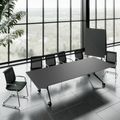 MARA - TIMMY LIBRO Konferenztisch | 3200 x 1200 mm (10 - 14 Personen), rollbar, faltbar, Anthrazit MARA - TIMMY LIBRO Konferenztisch | 3200 x 1200 mm (10 - 14 Personen), rollbar, faltbar, Anthrazit