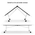 MARA - TIMMY LIBRO Konferenztisch | 3200 x 1200 mm (10 - 14 Personen), rollbar, faltbar, Anthrazit - 16 Thumbnail Image