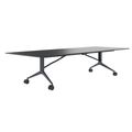 MARA - TIMMY LIBRO Konferenztisch | 3200 x 1200 mm (10 - 14 Personen), rollbar, faltbar, Anthrazit MARA - TIMMY LIBRO Konferenztisch | 3200 x 1200 mm (10 - 14 Personen), rollbar, faltbar, Anthrazit