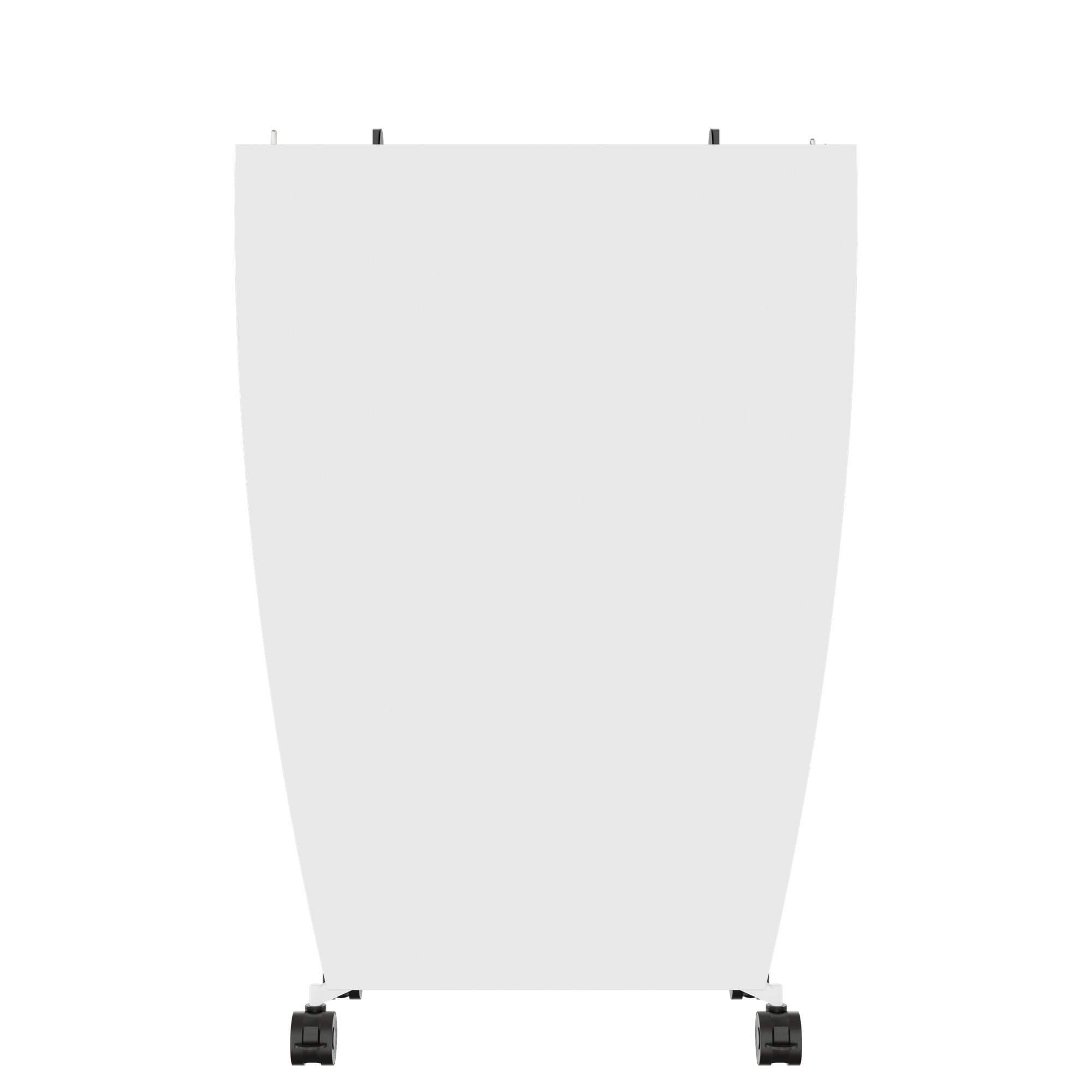 MARA - TIMMY LIBRO Table de conférence | forme bateau, 3200 x 1200 mm (10 - 14 personnes), roulante, pliable,  blanc - 9 Main Image