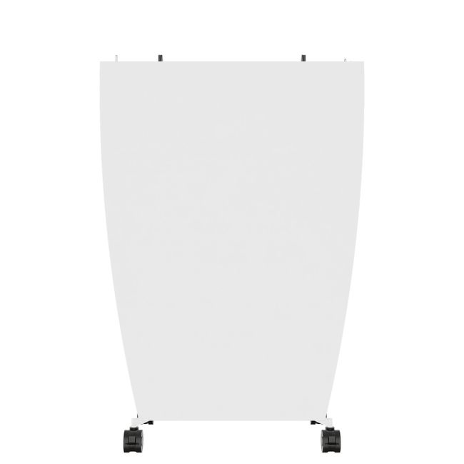 MARA - TIMMY LIBRO Konferenztisch | Bootsform, 3200 x 1200 mm (10 - 14 Personen), rollbar, faltbar,  Weiß