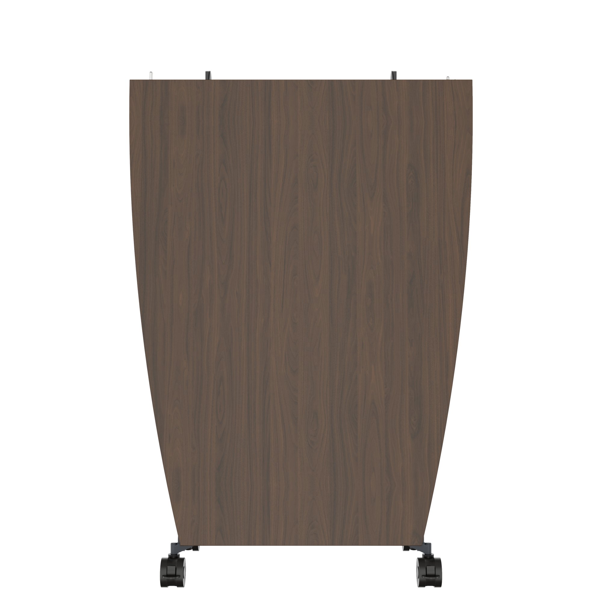 MARA - TIMMY LIBRO Table de conférence | forme bateau, 3200 x 1200 mm (10 à 14 personnes), roulante, pliable,  noyer - 9 Main Image