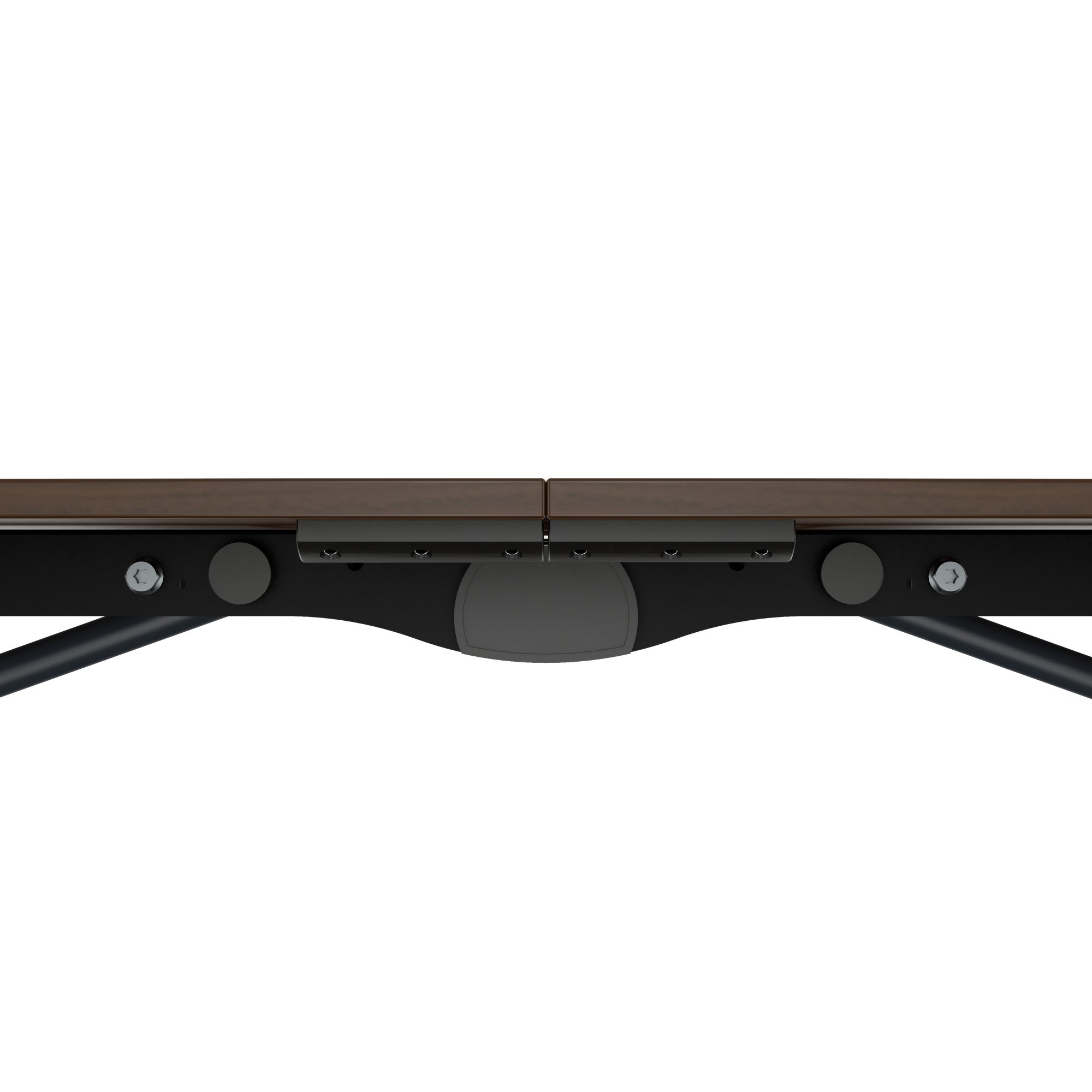 MARA - TIMMY LIBRO Table de conférence | forme bateau, 3200 x 1200 mm (10 à 14 personnes), roulante, pliable,  noyer - 11 Main Image