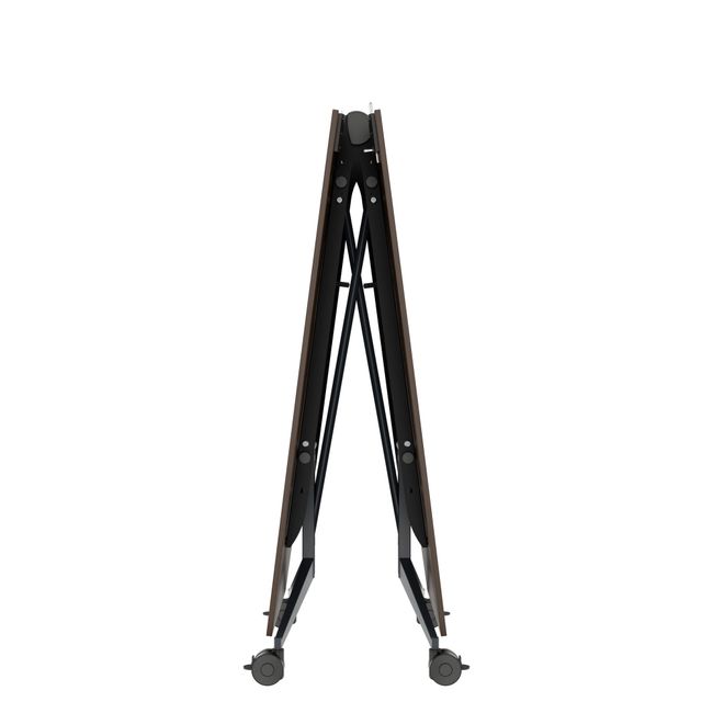 MARA - TIMMY LIBRO Konferenztisch | Bootsform, 3200 x 1200 mm (10 - 14 Personen), rollbar, faltbar,  Nussbaum MARA - TIMMY LIBRO Konferenztisch | Bootsform, 3200 x 1200 mm (10 - 14 Personen), rollbar, faltbar,  Nussbaum