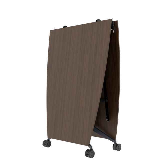 MARA - TIMMY LIBRO Konferenztisch | Bootsform, 3200 x 1200 mm (10 - 14 Personen), rollbar, faltbar,  Nussbaum MARA - TIMMY LIBRO Konferenztisch | Bootsform, 3200 x 1200 mm (10 - 14 Personen), rollbar, faltbar,  Nussbaum