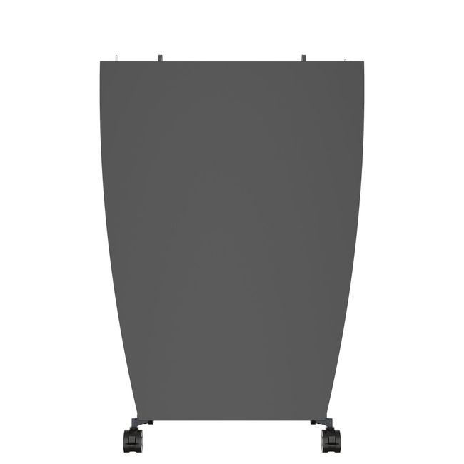 MARA - TIMMY LIBRO Konferenztisch | Bootsform, 3200 x 1200 mm (10 - 14 Personen), rollbar, faltbar, Anthrazit