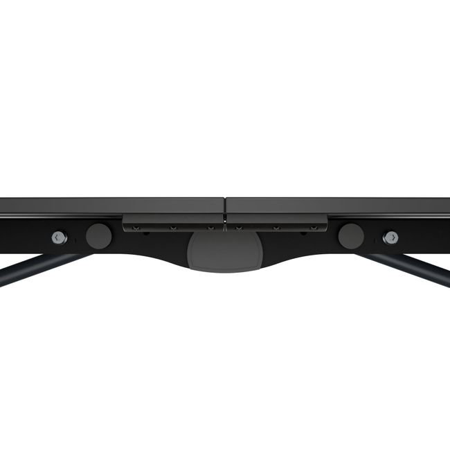 MARA - TIMMY LIBRO Konferenztisch | Bootsform, 3200 x 1200 mm (10 - 14 Personen), rollbar, faltbar, Anthrazit