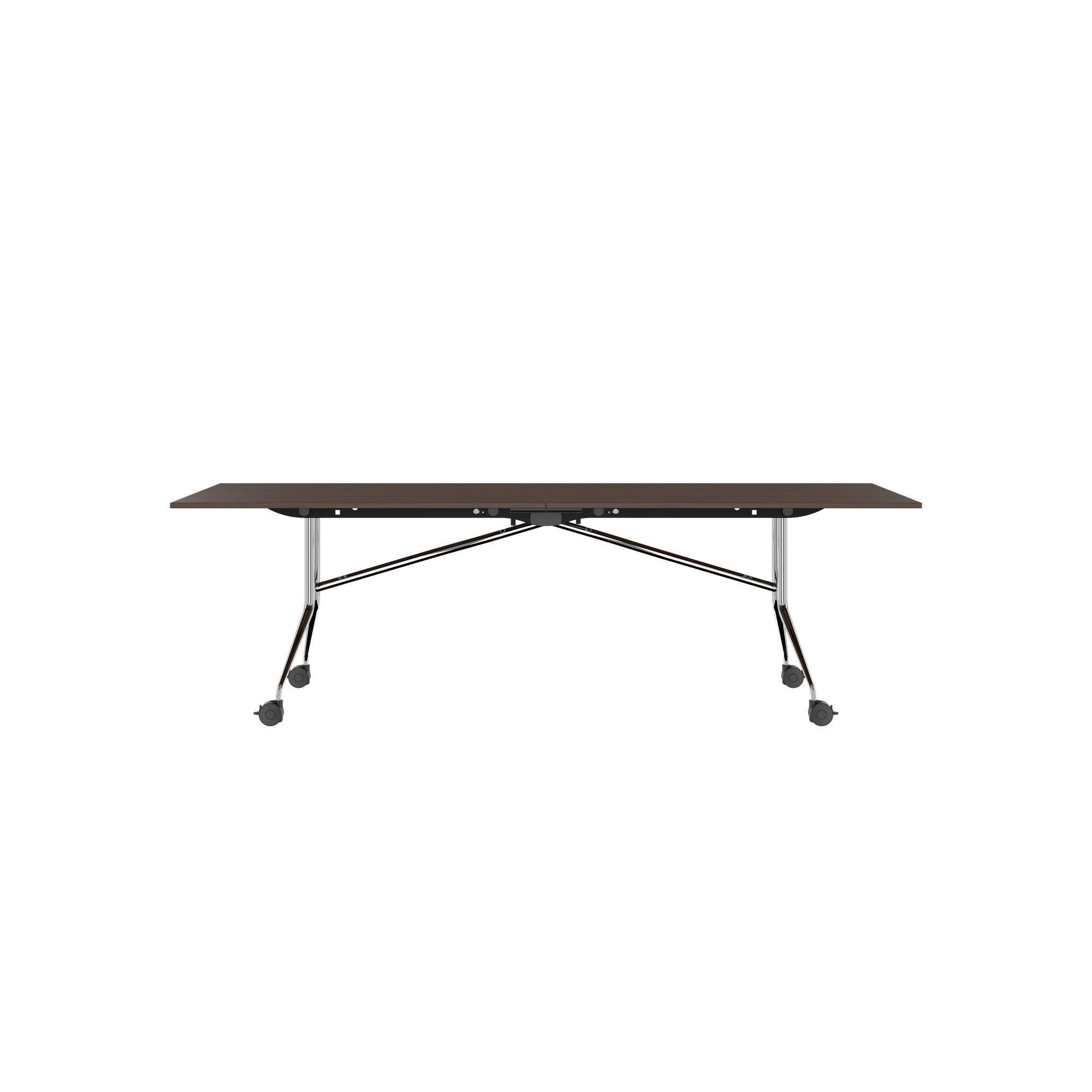 Mara Argo LIBRO Table pliante | 2400 - 2800 x 1000 mm (8 - 10 personnes), roulables, pliables, noix - 8 Main Image
