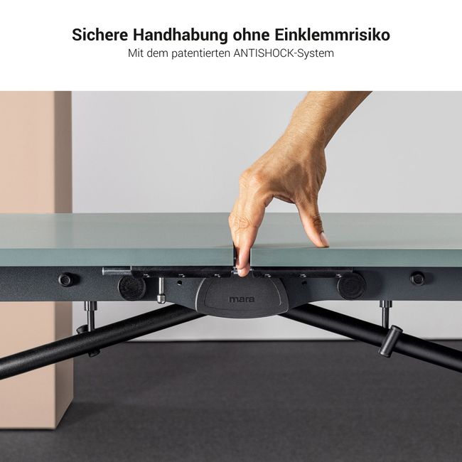 MARA - ARGO LIBRO Klapptisch | 2400 - 2800 x 1000 mm (8 - 10 Personen), rollbar, faltbar, Nussbaum