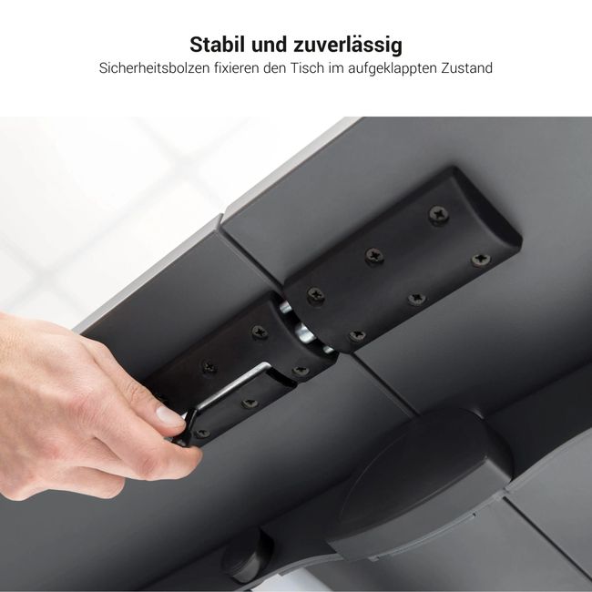 MARA - ARGO LIBRO Klapptisch | 2400 - 2800 x 1000 mm (8 - 10 Personen), rollbar, faltbar, Nussbaum