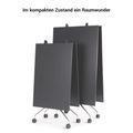 MARA - ARGO LIBRO Klapptisch | 2400 - 2800 x 1000 mm (8 - 10 Personen), rollbar, faltbar, Bernsteineiche - 12 Thumbnail Image
