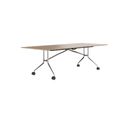 MARA - ARGO LIBRO Klapptisch | 2400 - 2800 x 1000 mm (8 - 10 Personen), rollbar, faltbar, Bernsteineiche - 7 Thumbnail Image