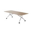 MARA - ARGO LIBRO Klapptisch | 2400 - 2800 x 1000 mm (8 - 10 Personen), rollbar, faltbar, Bernsteineiche - 9 Thumbnail Image