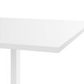 T-EASY Konferenztisch | 2000 x 1200 mm (8 - 10 Personen), elektrifiziert, Weiß