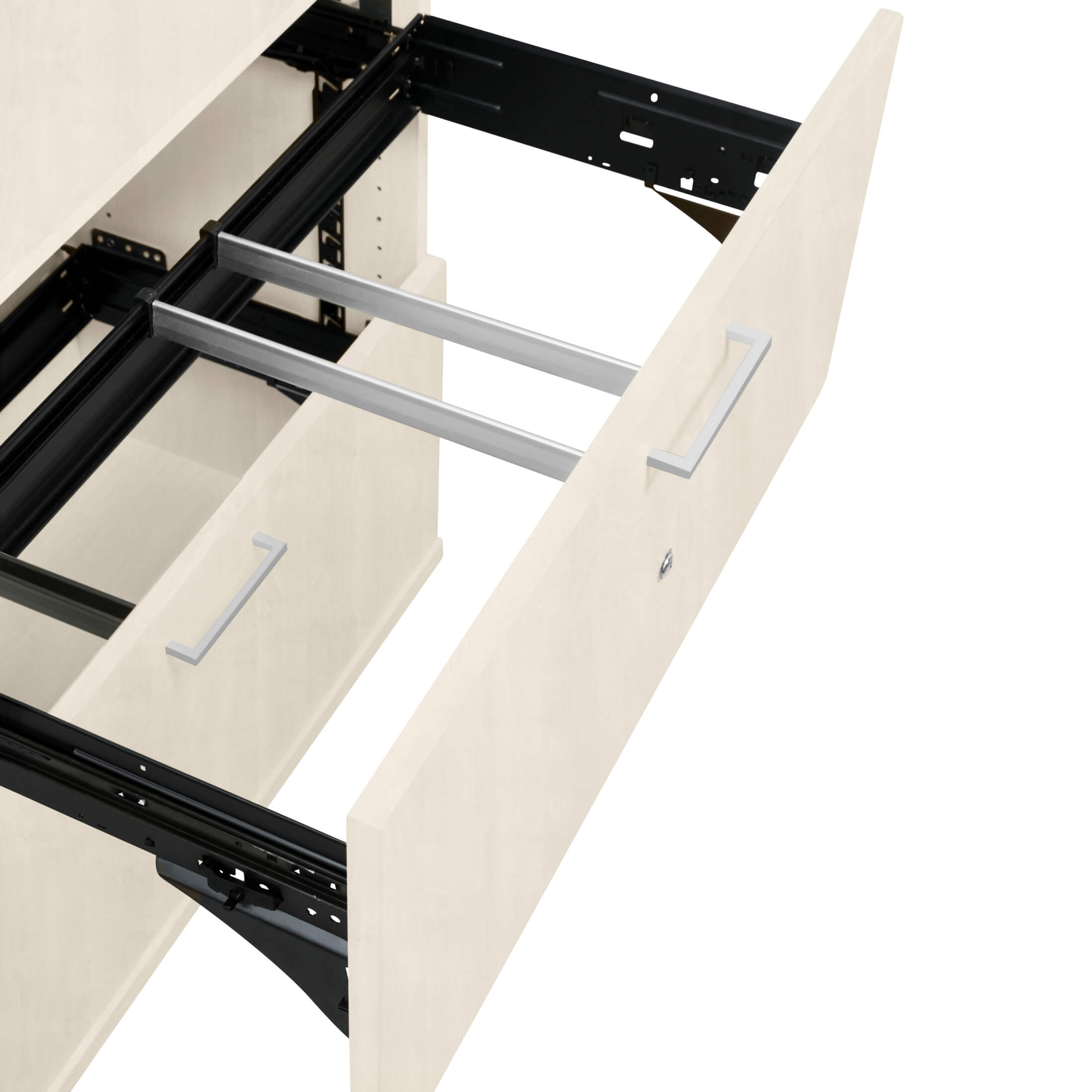 UNI Combined cabinet with hanging register | 5 Oh, 800 x 1897 mm, maple - 3 Main Image